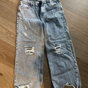 Avec Les Filles Light Blue Denim Jeans